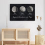 4312CFR3 toile personnalise maman et papa le jour special design lunaison 4312c6t5a