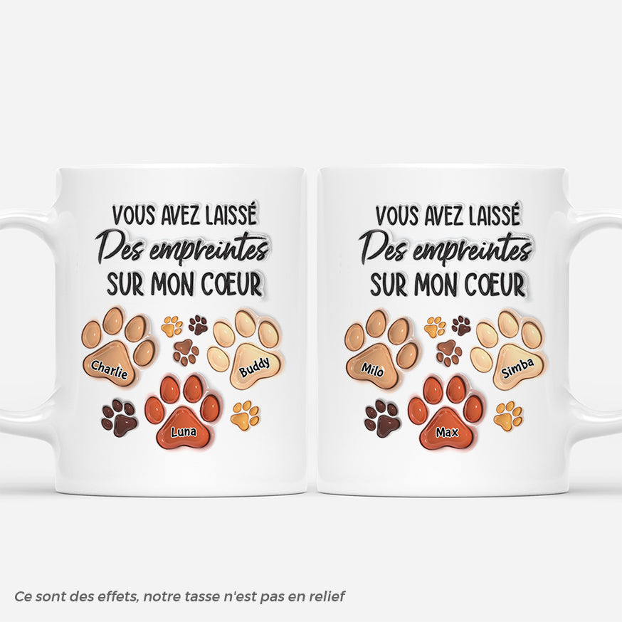 4314MFR1 mug personnalise animaux des empreintes colorees sur mon coeur 4314mtq5c_48336088 f5bd 4532 9044 32e14d078979