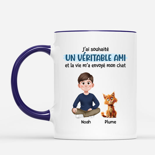 4329MFR2 mug personnalise chat mon veritable ami 4329m6k0d