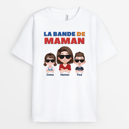 4341AFR2 t shirt personnalise la bande a papa cool design cartoon colore 4341a9h0b