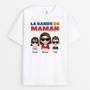 4341AFR2 t shirt personnalise la bande a papa cool design cartoon colore 4341a9h0b