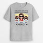 4349AFR2 t shirt personnalise cher papa super travail design cartoon 4349akh0b