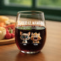 4351IFR2 verre a vin sans pied personnalise avoue le cadeau avec chats 4351ikmd