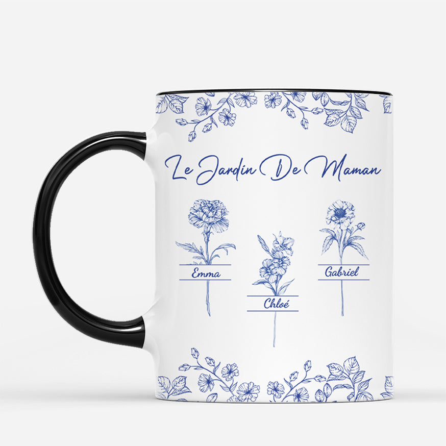 4357MFR2 mug personnalise le jardin de mamie dessin bleu 4357mtl5a_2a5cab21 dc81 4fc2 98de 5ae1cb683e19