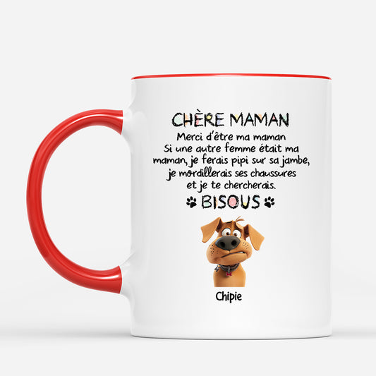 4360MFR2 mug personnalise papa chien humour 4360m8kc