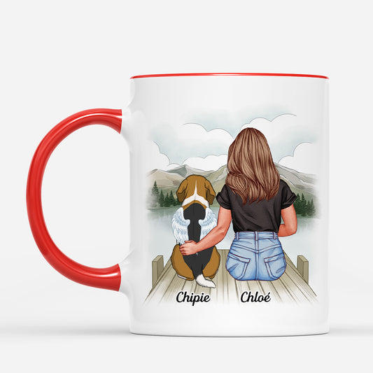4362MFR2 mug personnalise avec chien ne pleure pas pour moi 4362m34tc