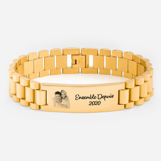 4386JFR1 bracelet couple personnalisable avec photo ensemble depuis 4386jsv5b_2