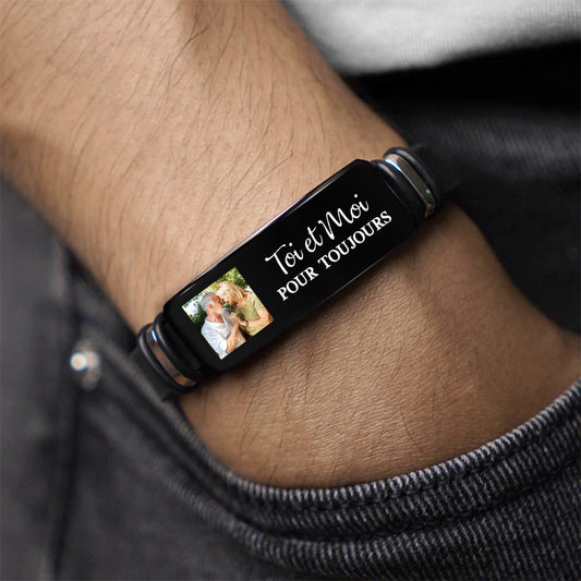 4386JFR2 bracelet personnalise pour couple des souvenirs photos 4386j3l5b_54af4be0 0428 431c 81d0 378b81af9674
