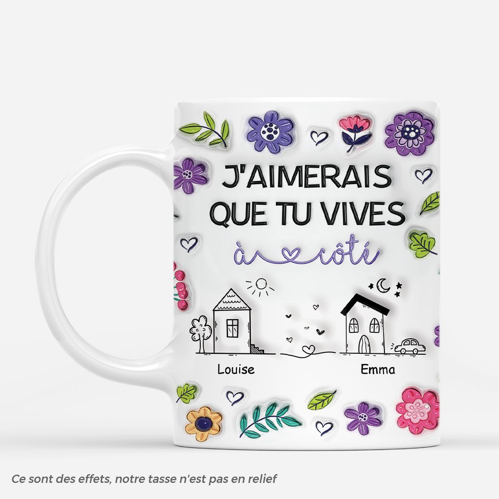 Mug Personnalisé Amie Témoin - Bébé Panda