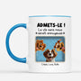 4406MFR2 mug personnalise chien admets le design cartoon 4406m9mac