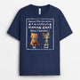 4419AFR2 t shirt chat personnalise joyeuse fete des peres couleur fonce 4419akm5d