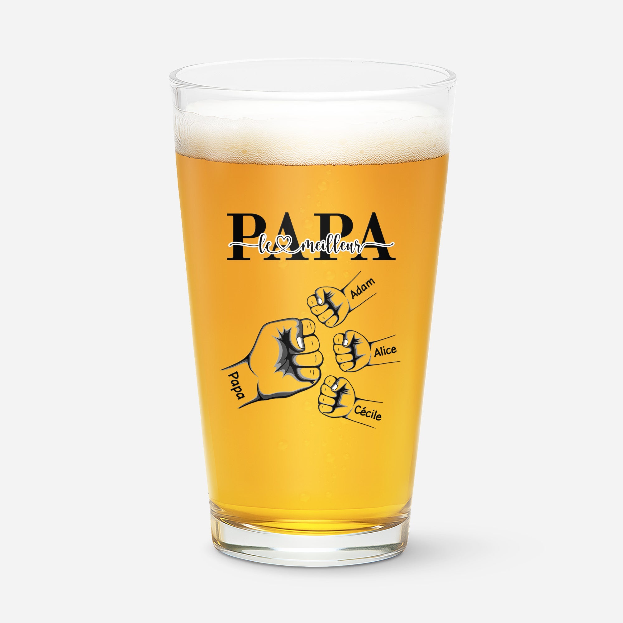 4423IFR1 verre a biere personnalise meilleur papa check main 4423i6q5b