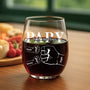 4423IFR2 verre a vin sans pied personnalise meilleur papa check main 4423i6q5b