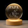 4423LFR1 veilleuse boule de cristal personnalisee le meilleur papa papy 4423l6q5b
