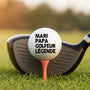 4432KFR3 balle de golf personnalisee humour legende avec visage 4432k6ktb