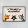 4438DFR1 paillasson personnalise chat nessaie meme pas 4438d