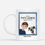 4470MFR1 mug personnalise ce papa chien mignon appartient a design cartoon 4470m8n5c
