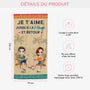 4474BFR3 serviette de plage personnalisee jusqu_a la plage et retour 4474b6mtg