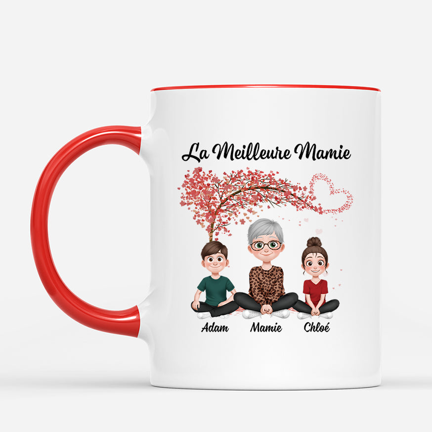 4482MFR2 t shirt personnalise pour meilleure maman design cartoon 4482m3m5a