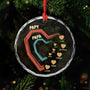 4492OFR1 ses petits coeurs ornement en verre personnalise pour papa papy 4492otmab