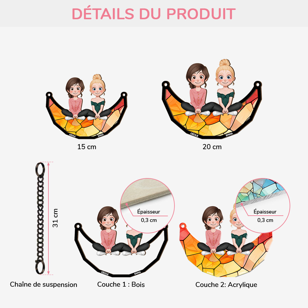 4495UFR3 attrape soleil vitrail personnalise meilleure amie 4495u5m0f