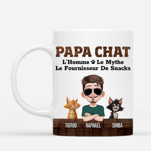 4501MFR1 mug personnalise papa chat version bois 4501m5k0d