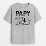 4502AFR2 t shirt personnalise papa lhomme le mythe la legende 4502a8qnb