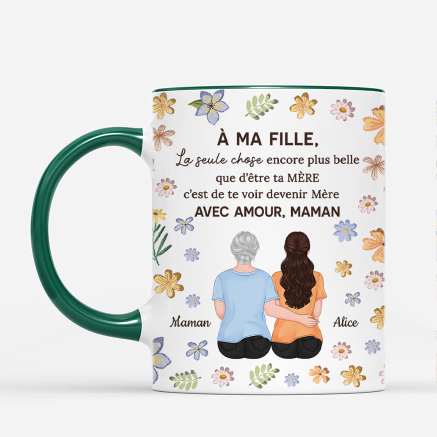 4513FR2 mug personnalise maman message damour pour fille 4513