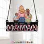 4521UFR1 attrape soleil vitrail personnalise maman et ses enfants 4521ukt5a