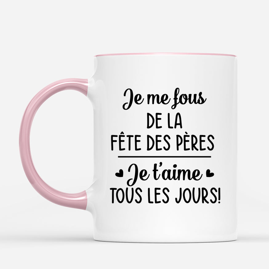 4523MFR2 mug pour fete des peres personnalise on taime 4523m3l5b