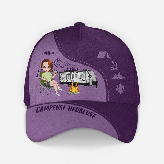 4527JFR1 casquette personnalisee campeurs heureux 4527jtgnb