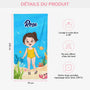 4537BFR3 serviette de plage personnalise pour enfant et nom 4537b5m0k