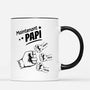 4548MFR3 mug personnalise dabord papa maintenant papy poings monochrome 4548m8q8b