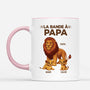 4554MFR2 mug personnalise la bande a papy lion design cartoon 4554m6l8b