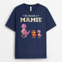 4560AFR2 t shirt personnalise la bande a papa dinosaure design cartoon 4560a3t5b