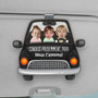 4565GFR1 clip pare soleil de voiture personnalise papa conduis prudemment version voiture 4565gtqnb