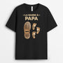 4583AFR1 t shirt personnalise la bande a papa chaussure et empreintes pied 4583a36ab