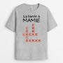 4587AFR2 t shirt personnalise la bande a papa version mots croises 4587akk5b