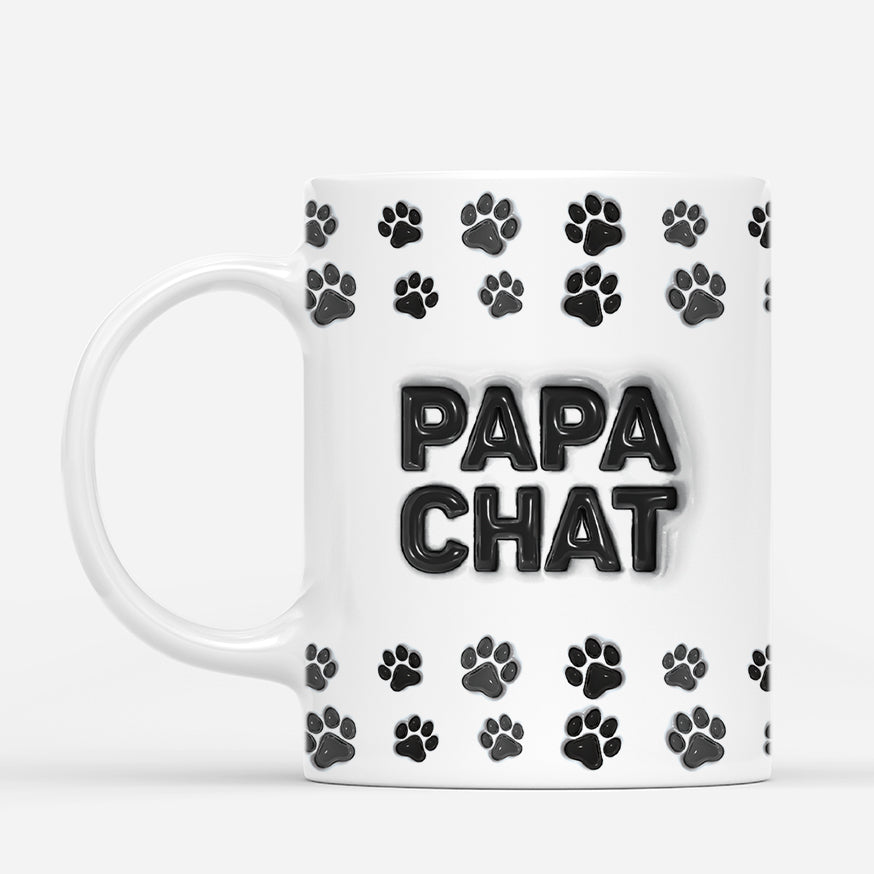4598MFR2 effet dimpression 3d mug personnalise maman chat coeur version noir 4598m5q5d