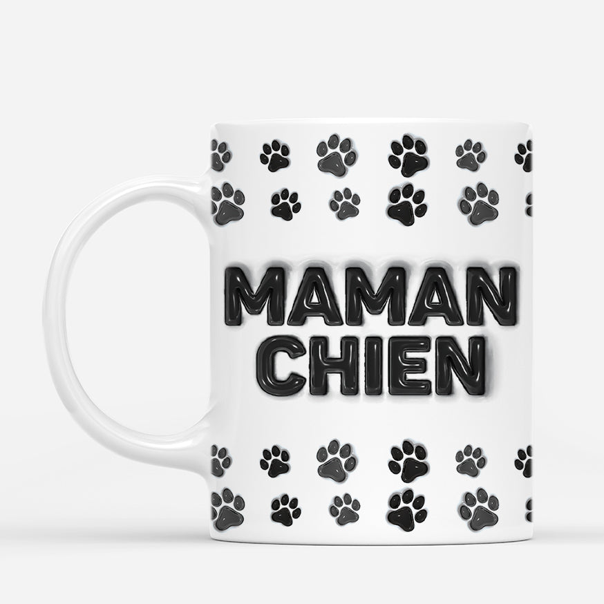 4598MFR2 effet dimpression 3d mug personnalise papa chien coeur version noir 4598m5q5c