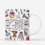 4605MFR3 effet dimpression 3d mug personnalise papa bricoleur design patchwork 4605m565b