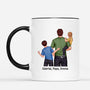 4608MFR2 mug personnalise papa lhomme le mythe la legende version coloree 4608mkl5b
