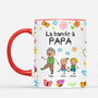 4610MFR2 mug personnalise la bande a maman papillons dessin crayon 4610mtm0a