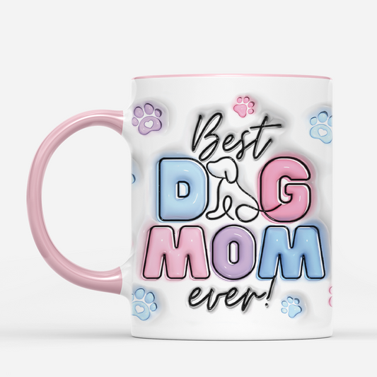 4621MFR2 effet dimpression 3d mug pour amoureux des chiens meilleure maman chien dormant 4621m5n3c