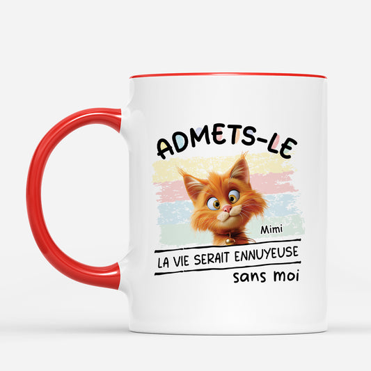4624MFR2 mug personnalise avec chat admets le design cartoon colore 4624m8ynd
