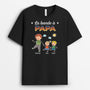 4626AFR1 t shirt personnalise la bande a papa dessin crayon colore 4626akm8b
