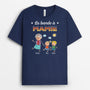 4626AFR2 t shirt personnalise la bande a papa dessin crayon colore 4626akm8b