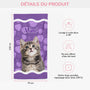 4630BFR3 serviette de plage personnalisee chat en ete 4630btm5d