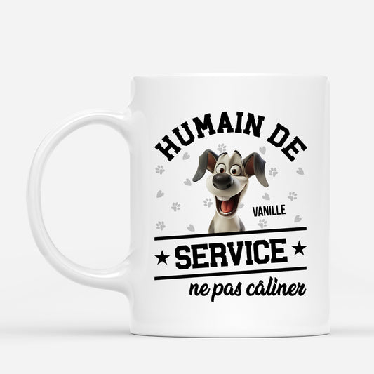 4639MFR1 effet dimpression 3d mug personnalise chien humain de service 4639m8imc