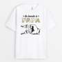 4640AFR1 T shirt Personnalise La Bande a Papa Version Carte Simple 4640a8h8b